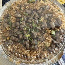 Jaimito's - Fried rice with extra beef. Delicious!