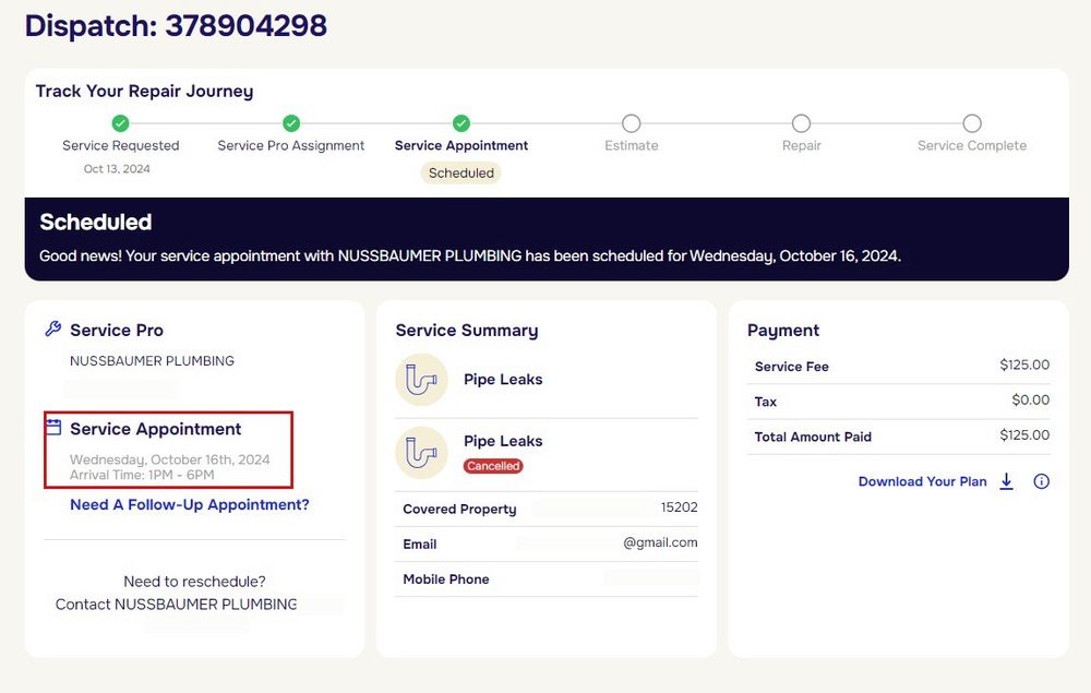 Slide of Nussbaumer Plumbing