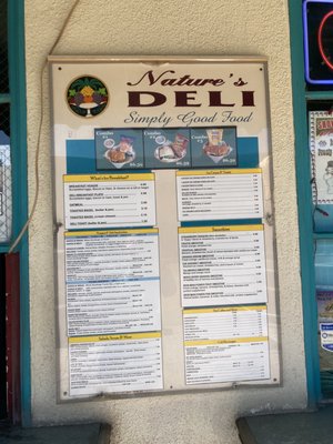 Menu photo 2 Nature's Deli Yuma, AZ