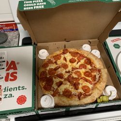 Papa Johns Pizza - Large Pepperoni Pizza