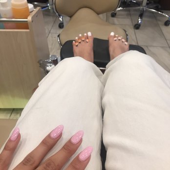 Polish Spa Lounge - Full set + pedicure - Nail Salons Near Me - Albuquerque, New Mexico