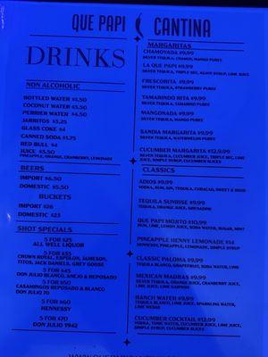 Menu photo 7 Que Papi Cantina Las Vegas, NV