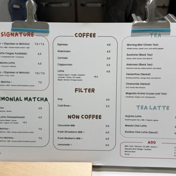 OUO Coffee - Menu as of 8/26/2026 - Coffee & Tea Near Me - Chino Hills, California OUO Coffee - Menu as of 8/26/2026 - Coffee & Tea Near Me - Chino Hills, California