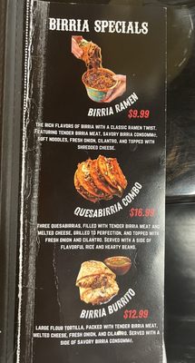 Menu photo 4 Los 3 Nortenos Pickerington, OH