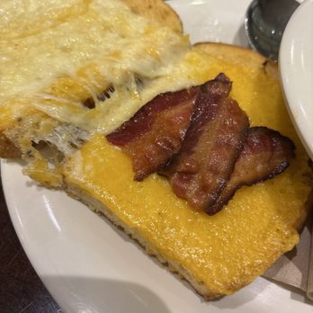 Boudin SF - Grilled Cheese Bacon - with 1 slice of bacon. Avoid this place, it has gone down hill. - Bakeries Near Me - Santa Ana, California