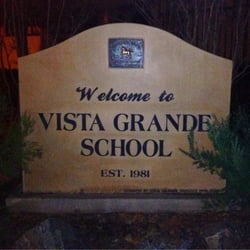 Vista Grande Elementary School - Sign