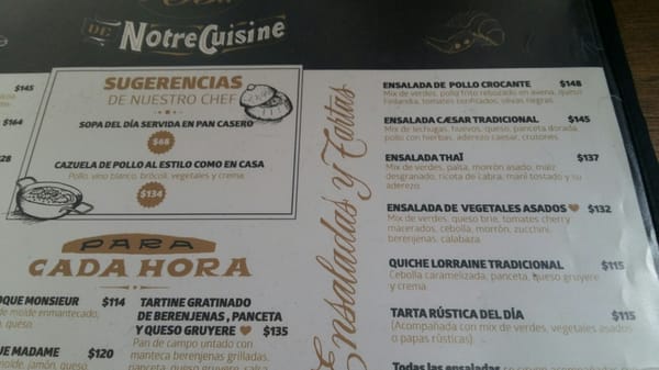 Menu photo 2 Le Ble Buenos Aires, C