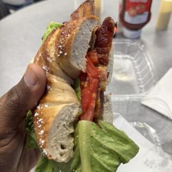 BB's Bagels - Classic BLT on Cinnamon Toast Bagel