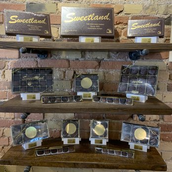 Sweetland Chocolates & Coffee - a display of sweetland chocolates - Candy Stores Near Me - Rockford, Michigan