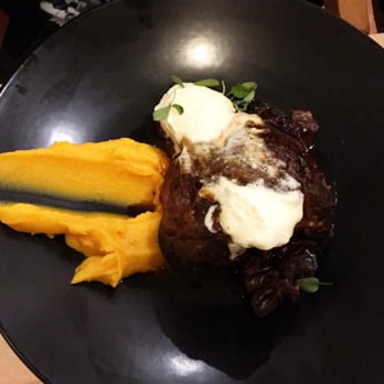 Deco Eatery - Beef cheeks with pumpkin purée - Cocktail Bars Near Me - Auckland, AUK Deco Eatery - Beef cheeks with pumpkin purée - Cocktail Bars Near Me - Auckland, AUK