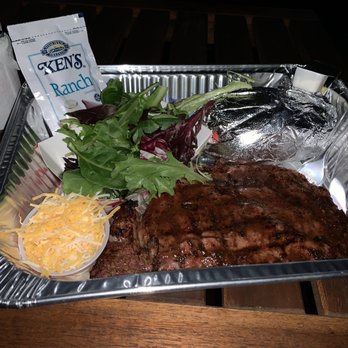 Pearl Bar - Steak, salad, and baked potato all prepared by Julie to perfection. - Bars Near Me - Houston, Texas