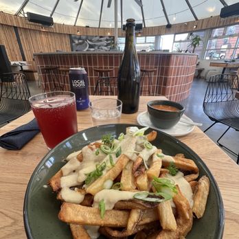 The Plot - Cheesy truffle fries, hard kombucha and tortilla soup - Vegan Near Me - Costa Mesa, California The Plot - Cheesy truffle fries, hard kombucha and tortilla soup - Vegan Near Me - Costa Mesa, California