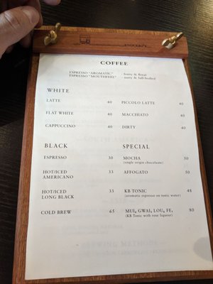 Menu photo 1 Knockbox Coffee Hong Kong, HK