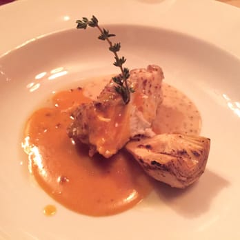 Bistro Cacao - Sea bass with pineapple glaze and honey mustard (tasting menu) - French Near Me - Washington, DC, District of Columbia
