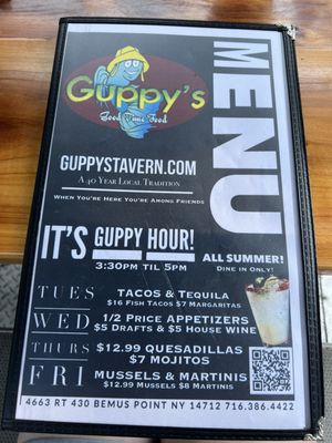 Menu photo 2 Guppy's Restaurant & Tavern Bemus Point, NY Menu photo 2 Guppy's Restaurant & Tavern Bemus Point, NY