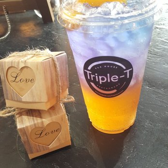 Triple-T - Peach iced tea ...!! - Noodles Near Me - Gardena, California