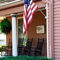 The Corner House Bed & Breakfast - The porch is perfect for reading or hand sewing. Love this place