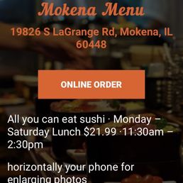 Online it says all you can eat on Saturday.... THAT IS A LIE!