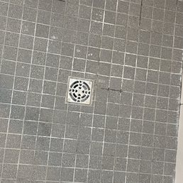 Bottom of Master shower