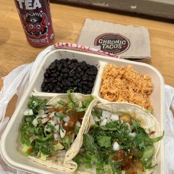 Chronic Tacos - 2 Taco Plate - Mexican Near Me - Corona Del Mar, California Chronic Tacos - 2 Taco Plate - Mexican Near Me - Corona Del Mar, California