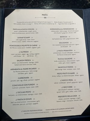 Menu photo 1 Va Bene Duluth, MN Menu photo 1 Va Bene Duluth, MN