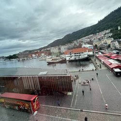 Turistinformasjonen - Glass building on the second floor is where you need to go.