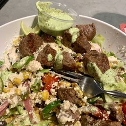 Mexican Street Corn Salad with steak Mexican Street Corn Salad with steak