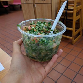 Zankou Chicken - The large side of tabbouleh - Mediterranean Near Me - Anaheim, California Zankou Chicken - The large side of tabbouleh - Mediterranean Near Me - Anaheim, California