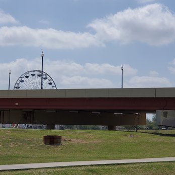 Wheeler Park - Overpass, path, and Ferris wheel from the park's parking lot - Parks Near Me - Oklahoma City, Oklahoma Wheeler Park - Overpass, path, and Ferris wheel from the park's parking lot - Parks Near Me - Oklahoma City, Oklahoma