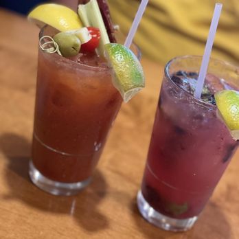 Canela Cafe - Bloody Mary and Blueberry  Mojito - Breakfast & Brunch Near Me - Milwaukee, Wisconsin