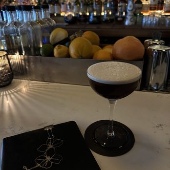 Roquette - Espresso martini - IG @bougiefoodieboi - Cocktail Bars Near Me - Seattle, Washington