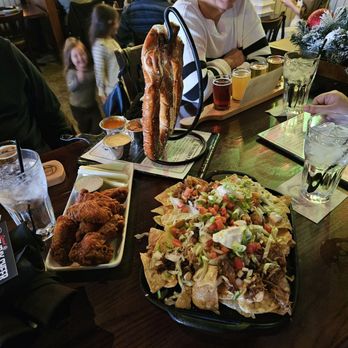 Lucky Monk - Wings, Pretzel and carnitas nachos - American Near Me - Barrington, Illinois