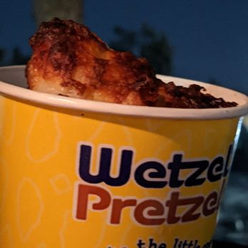 Wetzel's Pretzels - Cheesy Dog Bites in a cup - Pretzels Near Me - Cerritos, California Wetzel's Pretzels - Cheesy Dog Bites in a cup - Pretzels Near Me - Cerritos, California