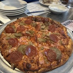 Meat overs pizza Meat overs pizza