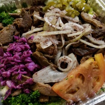 Jerusalem Bakery & Grill - Beef shwarma plate  *Bread was included as well but not in photo - Bakeries Near Me - Marietta, Georgia