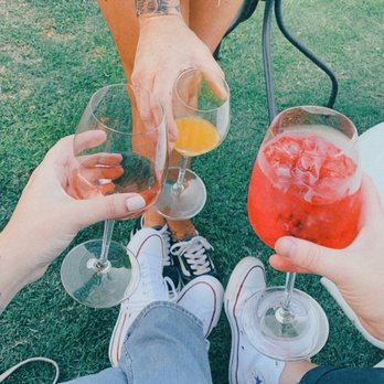 BottleShock Wine & Brew - Mimosa, pinot rosé, and blood orange spritzer - Wine Bars Near Me - Bakersfield, California