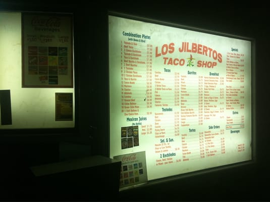 Menu photo 4 Los Jilbertos Grand Junction, CO