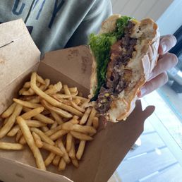 Avila burger fries