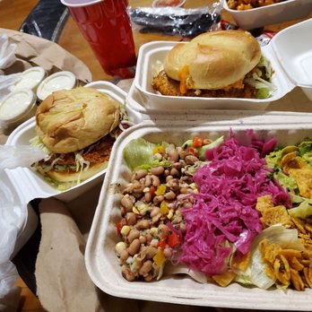 Flip The Bird Swampscott - Nashville Hot sandwich. Cry Bird sandwich with gloves. Healthy Hillbilly salad. - Chicken Shop Near Me - Swampscott, Massachusetts