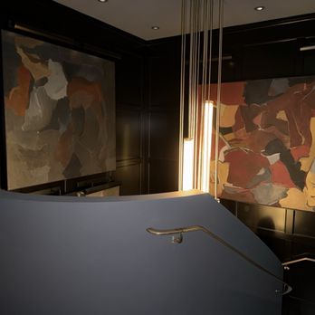 Selby's - Artwork by 2nd floor stairs - New American Near Me - Redwood City, California