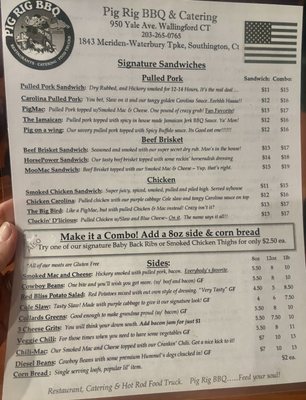 Menu photo 5 The Pig Rig BBQ Wallingford, CT