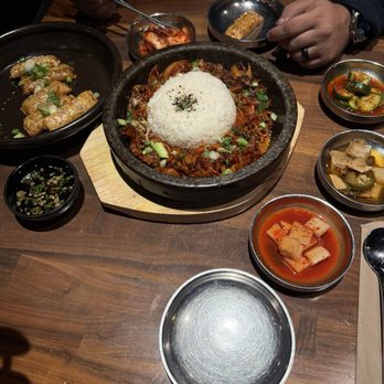 Jin Cook - Spicy Pork Hot Stone - Korean Near Me - Buena Park, California