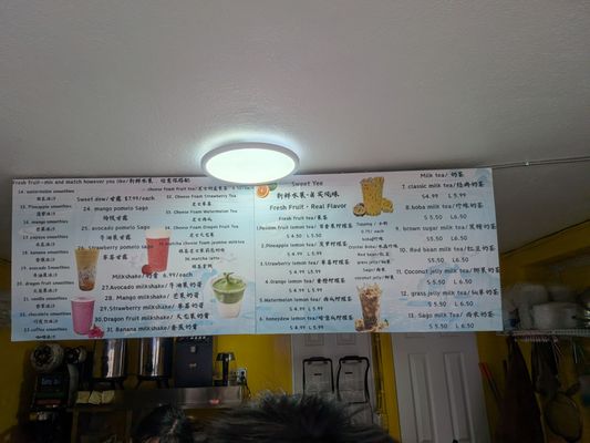 Menu photo 1 Sweetyee Honolulu, HI