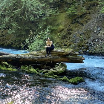 Koosah Falls - Daughters make for the best models - Hiking Near Me - Sisters, Oregon Koosah Falls - Daughters make for the best models - Hiking Near Me - Sisters, Oregon
