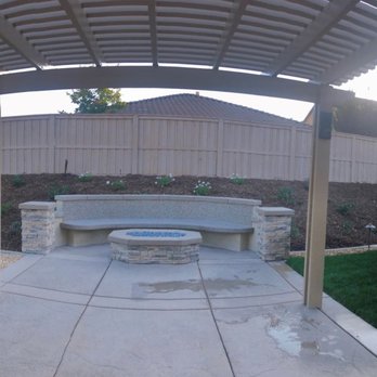 Gore Planning - After - The buffet table and pendant light in the barbecue area was Brad's idea. Love it! - Landscaping Near Me - Winchester, California Gore Planning - After - The buffet table and pendant light in the barbecue area was Brad's idea. Love it! - Landscaping Near Me - Winchester, California