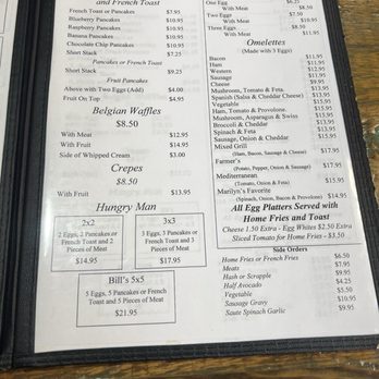Marilyn's Cafe - Menu - Diners Near Me - Chester, New Jersey Marilyn's Cafe - Menu - Diners Near Me - Chester, New Jersey
