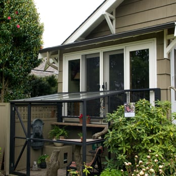 Catio Spaces - Catio creates a backyard room for owner and cat. - Pet Services Near Me