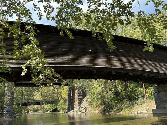 Historic Humpback Covered Bridge by null