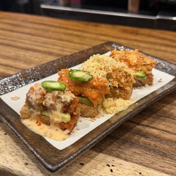 Seaweed Hand Roll Bar - Rice Cake Sampler - Sushi Bars Near Me - Glendale, California