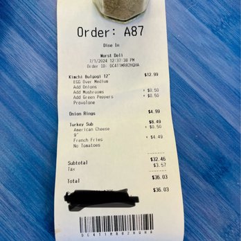 Worst Deli - Delis Near Me - Fredericksburg, Virginia